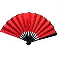 Plastik Kumaş Yelpaze 12'li Kırmızı