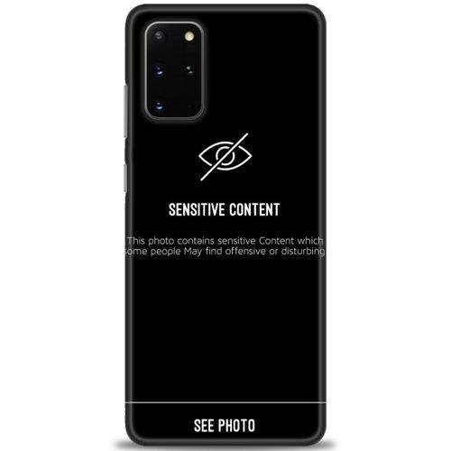 Samsung Galaxy S20 Plus Kılıf HD Baskılı Kılıf - Sensitive Content + Tam Ekran Koruyucu