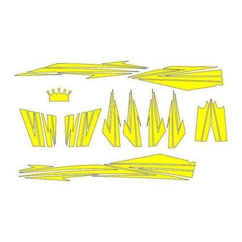 SEVGENT Florasan Sarı Cup Sticker Seti