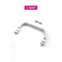 Gizli Metal Çanta Bursu – 3 Adet - 16 cm - Metal Çanta Aparatı Çanta Aksesuarı