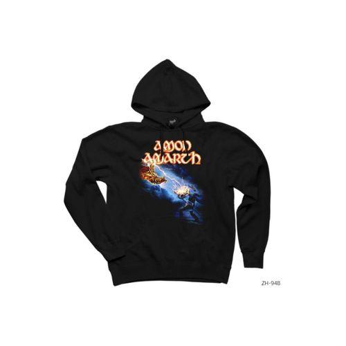 Amon Amarth God Fights Siyah Kapşonlu Sweatshirt Hoodie