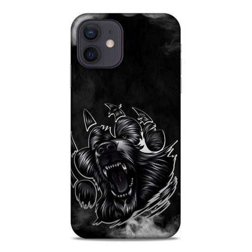 Lopard Apple iPhone 12 Uyumlu Kılıf Tattoo's (19) Kılıfları Siyah