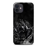 Lopard Apple iPhone 12 Uyumlu Kılıf Tattoo's (19) Kılıfları Siyah