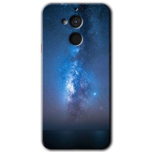 Potkal Hediye Fabrikası General Mobile GM 8 HD Baskılı Kılıf + 9D Tam Ekran Koruyucu - Samanyolu