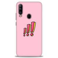 General Mobile GM 20 Pro Kılıf HD Baskılı Kılıf - Ünlem + Tam Ekran Koruyucu