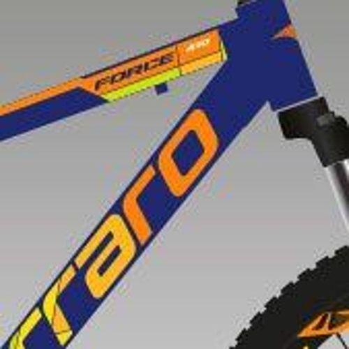 Carraro Force 610 21 Vites Disk Fren 26 Jant Dağ Bisikleti Mat Mavi-Turucu/Sarı 38 cm