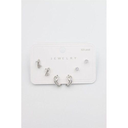 Çoklu Set Küpe - Gümüş