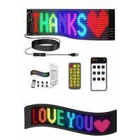 Matrix Led Cama Yapışan Telefon Kontrollü Panel Dijital Ekran Kumandalı