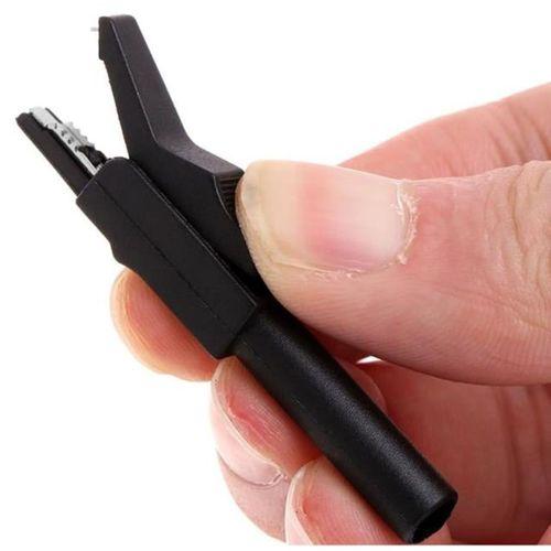 IC-243B 4Mm Banan Jak Girişli Krokodil CatII (2li Takım Siyah-Kırmızı)