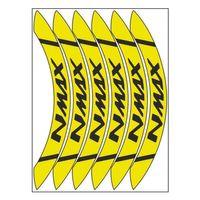 SEVGENT Flo Sarı Geniş Yamaha Nmax Uyumlu 1 Set Jant Şeridi