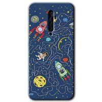 Potkal Hediye Fabrikası Oppo Reno 2z Kılıf HD Baskılı Desen + Hayalet Cam Yandan Görünmez