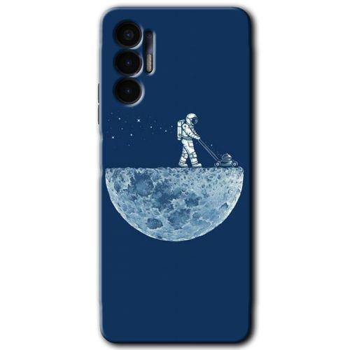 Tecno Spark 8 Pro Kılıf HD Desen Baskılı Arka Kapak - Uzay İşçisi