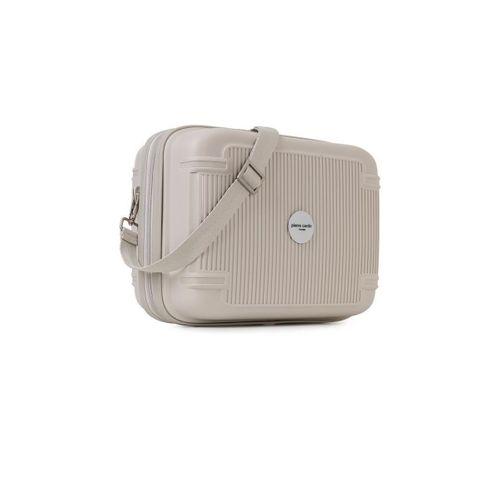 Pierre Cardin Seyahat Kozmetik Çantası Valiz Uyumlu Gri 04PCMKY7070-GR