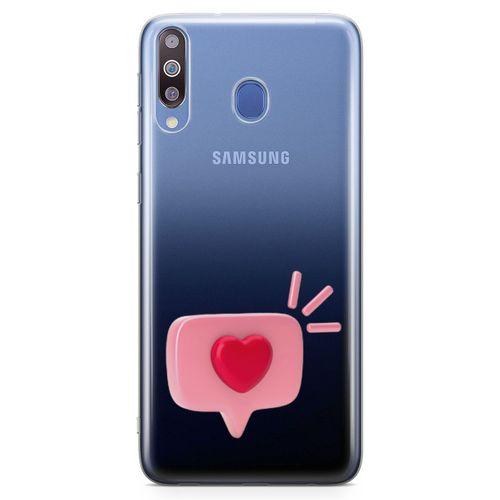 Samsung Galaxy M30 Kılıf Dekoratif Süsler Arka Kapak Koruma Desenli Full Koruyucu