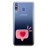 Samsung Galaxy M30 Kılıf Dekoratif Süsler Arka Kapak Koruma Desenli Full Koruyucu