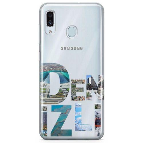 Samsung Galaxy A40 Kılıf Denizli Gezi Arka Kapak Koruma Desenli Full Koruyucu