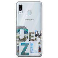 Samsung Galaxy A40 Kılıf Denizli Gezi Arka Kapak Koruma Desenli Full Koruyucu