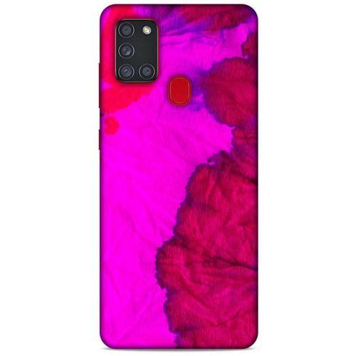 Samsung Galaxy A21s Uyumlu Kılıf Pembe Delisi (12) Koruyucu Silikon Taş