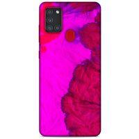 Samsung Galaxy A21s Uyumlu Kılıf Pembe Delisi (12) Koruyucu Silikon Taş