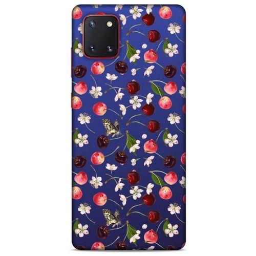 Frutix Kiraz 02 Samsung Galaxy Note 10 Lite Kılıf Desenli Silikon
