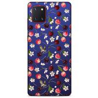 Frutix Kiraz 02 Samsung Galaxy Note 10 Lite Kılıf Desenli Silikon