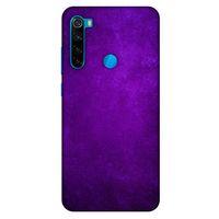 Xiaomi Redmi Note 8 Uyumlu Kılıf Mor Delisi (2) Kabı Noktalı