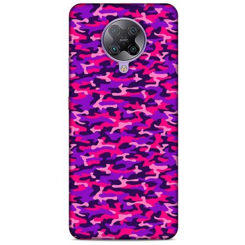 Xiaomi Poco F2 Pro Uyumlu Kılıf Mor Delisi (26) Tpu Silikon Kılıf Kamuflaj