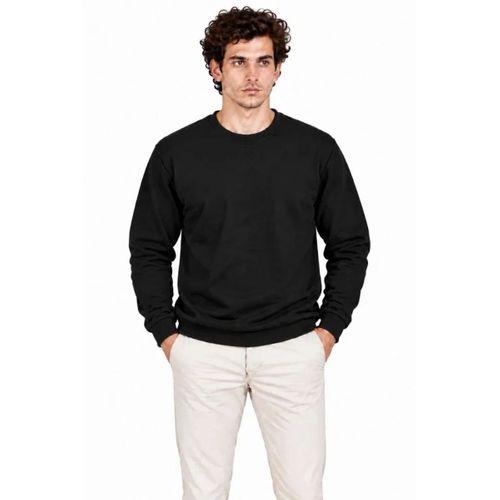 Erkek 3Lü Bisiklet Yaka İçi Şardonlu 2 İplik Düz Uzun Kollu Regular Fit Sweatshirt - Siyah - Bordo - Gri