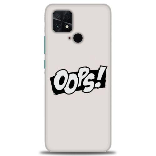 Xiaomi Poco C40 Kılıf HD Baskılı Kılıf - Oops! + Tam Ekran Koruyucu