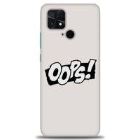Xiaomi Poco C40 Kılıf HD Baskılı Kılıf - Oops! + Tam Ekran Koruyucu