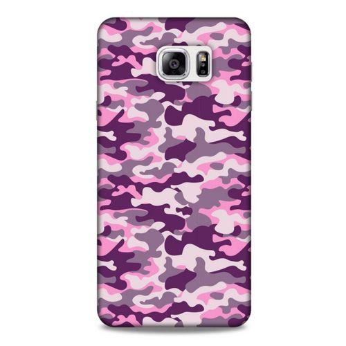 Samsung Galaxy Note 5 Uyumlu Kılıf Mor Delisi (23) Ultra Koruma Kılıfı Kamuflaj
