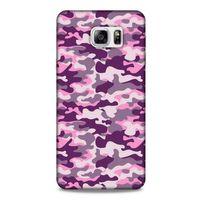 Samsung Galaxy Note 5 Uyumlu Kılıf Mor Delisi (23) Ultra Koruma Kılıfı Kamuflaj