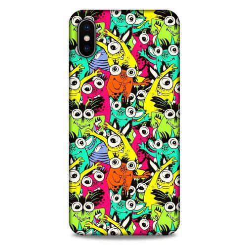 Graffitix (36) Desenli Silikon Kapak Apple iPhone XS Max Kılıf