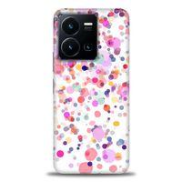 Xiaomi Redmi Note 12 Pro 5G Kılıf HD Baskılı Kılıf - Renkli Benekler + Tam Ekran Koruyucu