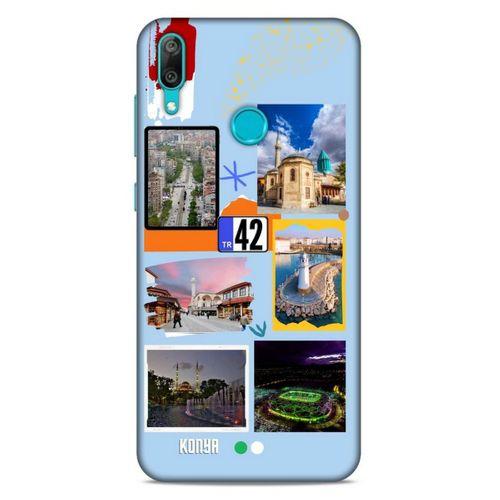 Lopard Huawei Y7 Prime 2019 Uyumlu Kılıf Şehirli ※ (42) Konya Rugged Armor Kılıf