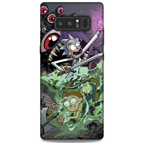 Samsung Galaxy Note 8 Uyumlu Kılıf Rick And Morty (25) Antişok Kapak Tricia Lange