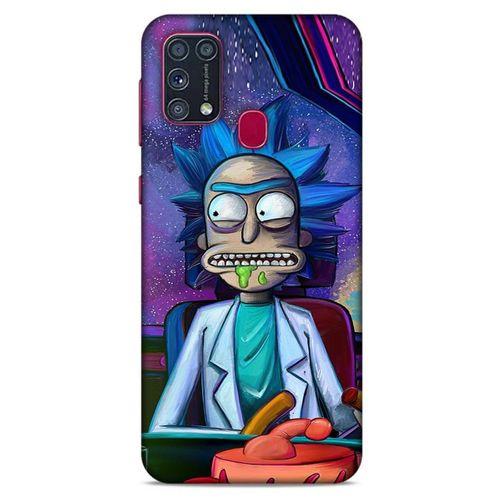 Samsung Galaxy M31 Uyumlu Kılıf Rick And Morty (45) Liquid Air Kılıf Decoy