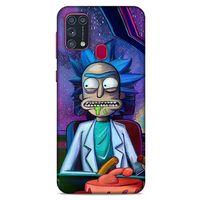 Samsung Galaxy M31 Uyumlu Kılıf Rick And Morty (45) Liquid Air Kılıf Decoy