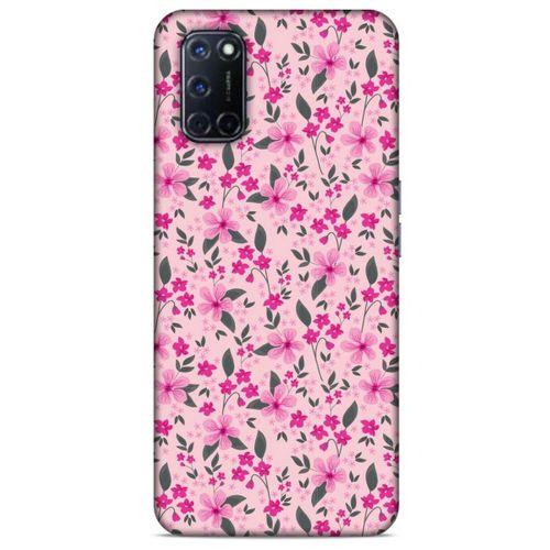 Oppo A52 Uyumlu Kılıf Pembe Delisi (4) Koruma Kılıfı Çiçekli