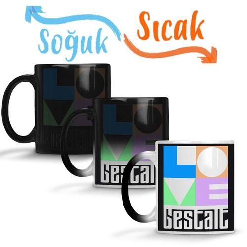 Love Gestalt Sihirli Kupa Bardak Porselen