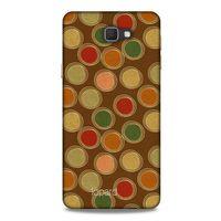 Samsung Galaxy J7 Prime Kılıf Pastel Renkler (43) Thin Fit Kılıf Kahve Yeşil