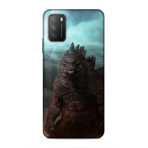 Xiaomi Poco M3 Uyumlu Kılıf BMovie (26) Tpu Silikon Kılıf Godzilla