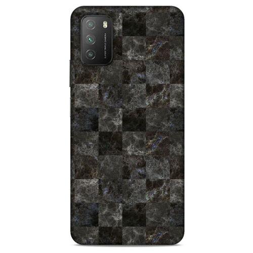 Lopard Xiaomi Poco M3 Uyumlu Kılıf Mermer Desenli (47) Crystal Flex Kılıf