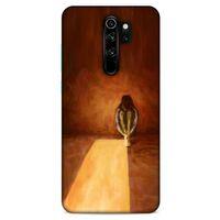 Xiaomi Redmi Note 8 Pro Kılıf Depresyon (47) Crystal Flex Kılıf Siyah Kırmızı