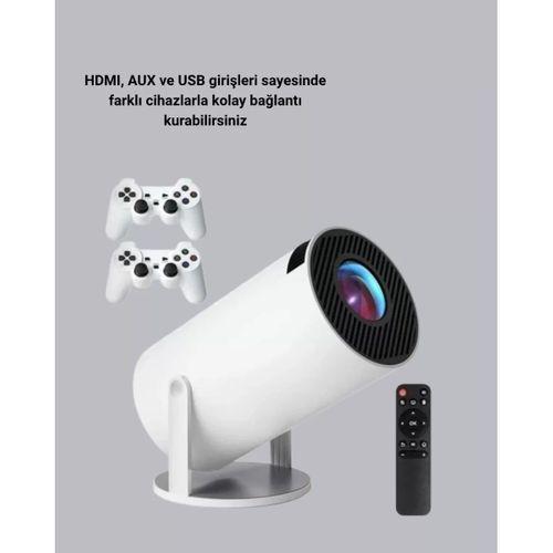 Bluetooth 5.0 Ve Wi-fi 6 Akıllı 4k Projeksiyon