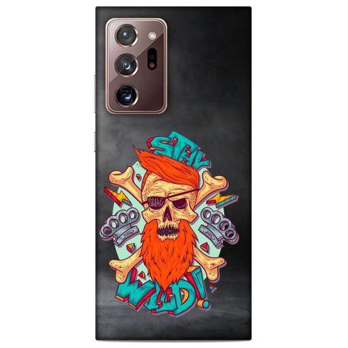 Lopard Samsung Galaxy Note 20 Ultra Uyumlu Kılıf Tattoo's (33) Hybrid Kılıf Stay Wild