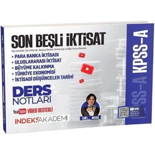 2026 KPSS A Grubu Son Beşli İktisat Video Ders Notları İndeks Akademi