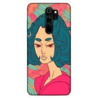 Lopard Xiaomi Redmi Note 8 Pro Uyumlu Kılıf Sürreal Yüzler ♀ (44) Tough Armor Kılıf Desenli
