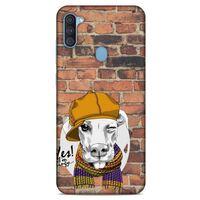 Animax Şapkalı Köpek Samsung Galaxy A11 Kılıf Desenli Silikon
