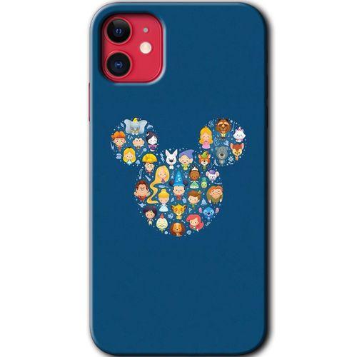 iPhone 11 Kılıf Baskılı Kapak - Mickey +Tam Kaplayan Mat Seramik